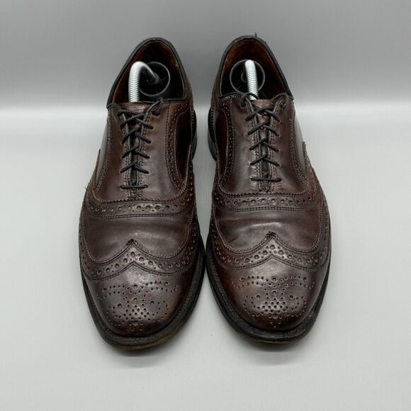 Allen Edmonds Cambridge Wingtip Dress Shoes Size 9.5 Men\'s Brown Formal Brogue main image 10